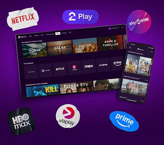 Telia Play på TV og mobil
